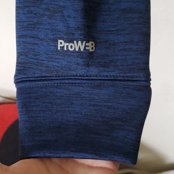 Spyder Hoodie in Navy Blue with Sleeve Pocket Size L - Picture 4 of 9